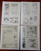 Art in Advertising image Samples Book c. 1910 rare Art Nouveau posters 47 prints