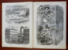 Admiral Foote Gun Boats Harper's Civil War newspaper 1862 complete issue