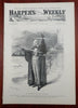 Mardi Gras New Orleans Uncle Sam War Peace Harpers Spanish-American 1898 nwsppr