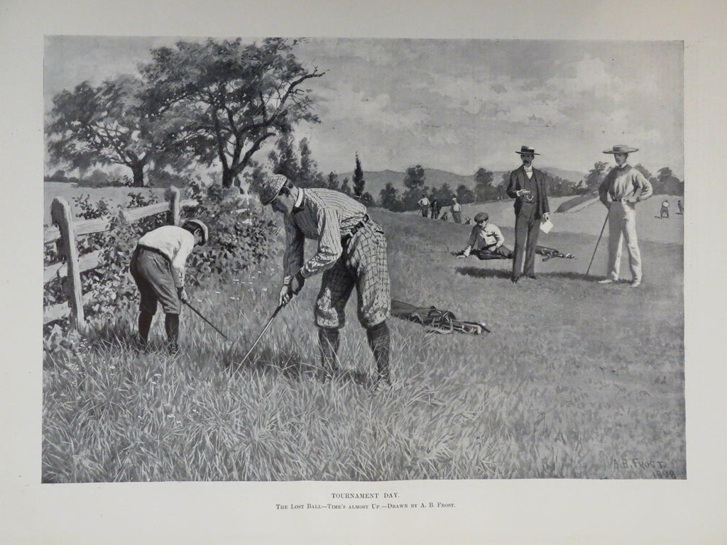 Prisoner Exchange Golf Harper's Spanish-American War newspaper 1898 issue