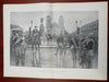 Prisoner Exchange Golf Harper's Spanish-American War newspaper 1898 issue