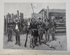 Prisoner Exchange Golf Harper's Spanish-American War newspaper 1898 issue