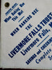 Livermore Falls Trust Co. Maine Bank c. 1920 promotional asbestos holder hot pad