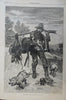 Moose Hunting Arizona Cowboys Harper's Gilded Age newspaper 1882 complete issue