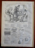 Winslow Homer Central Park Carriages Harper's newspaper 1860 complete issue