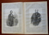 Winslow Homer Central Park Carriages Harper's newspaper 1860 complete issue