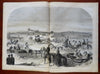 Winslow Homer Central Park Carriages Harper's newspaper 1860 complete issue