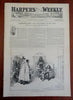 German Characters Christmas Grand Teton Idaho Harper's newspaper 1882 issue