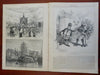 German Characters Christmas Grand Teton Idaho Harper's newspaper 1882 issue