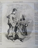 Opium Den Death Cartoon SF Gold Digging Harper's newspaper 1858 complete issue