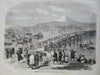 Opium Den Death Cartoon SF Gold Digging Harper's newspaper 1858 complete issue