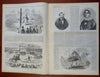 Winslow Homer x 4 Thanksgiving Scenes Harper's newspaper 1858 complete issue