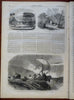 Winslow Homer x 4 Thanksgiving Scenes Harper's newspaper 1858 complete issue