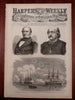 Ben Butler Southern Expedition Harper's Civil War newspaper 1861 complete issue