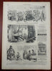 Confederate Cabinet Ben Butler Harper's Civil War newspaper 1861 complete issue