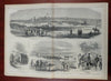 Confederate Cabinet Ben Butler Harper's Civil War newspaper 1861 complete issue