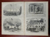 Confederate Cabinet Ben Butler Harper's Civil War newspaper 1861 complete issue