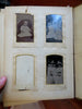 Family Portraits Photo Album c. 1870's decorative family metal letters & clasps