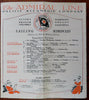 Admiral Line West Coast Ocean Travel c. 1922 illustrated tourist brochure w/ map