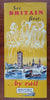 British Railways Sightseeing Brochure c. 1950's illustrated tourist info w/ map