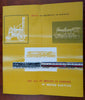 British Railways Sightseeing Brochure c. 1950's illustrated tourist info w/ map