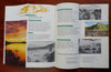British Railways Sightseeing Brochure c. 1950's illustrated tourist info w/ map