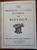 Biology Specimens Dissection Observation 1938 school mail order catalog