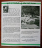 Vermont Hunting & Fishing Tourist Info 1937 illustrated brochure w/ maps