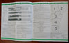 Vermont Hunting & Fishing Tourist Info 1937 illustrated brochure w/ maps