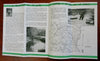 Vermont Hunting & Fishing Tourist Info 1937 illustrated brochure w/ maps