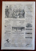 Billiards Niagara Falls Fenians Harper's Reconstruction newspaper 1866 issue