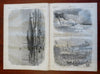 Billiards Niagara Falls Fenians Harper's Reconstruction newspaper 1866 issue