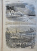 Billiards Niagara Falls Fenians Harper's Reconstruction newspaper 1866 issue
