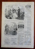 Cincinnati Disaster Winslow Homer Harper's newspaper 1860 complete issue