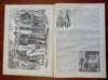 Lincoln Political Cartoon Harper's Civil War newspaper 1860 complete issue