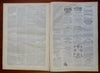 Lincoln Political Cartoon Harper's Civil War newspaper 1860 complete issue