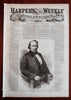 Sleighing on Broadway Winter Sports Harper's newspaper 1858 complete issue