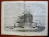 Sleighing on Broadway Winter Sports Harper's newspaper 1858 complete issue