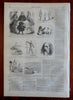 Salt Lake City Early Bird's Eye View Harper's newspaper 1858 complete issue