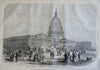 House of Representative New Chamber D.C. Harper's newspaper 1858 complete issue