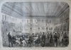 House of Representative New Chamber D.C. Harper's newspaper 1858 complete issue