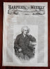 Gold Hunting Cartoons Holy Land Travel Harper's newspaper 1858 complete issue