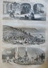 Gold Hunting Cartoons Holy Land Travel Harper's newspaper 1858 complete issue