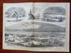 Admiral Farragut Union Draft Harper's Civil War newspaper 1863 complete issue