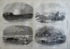Admiral Farragut Union Draft Harper's Civil War newspaper 1863 complete issue