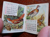 Colgate Perfumers Pocket Calendar 1900 bird illustrations miniature promo book