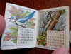 Colgate Perfumers Pocket Calendar 1900 bird illustrations miniature promo book