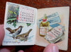 Colgate Perfumers Pocket Calendar 1900 bird illustrations miniature promo book