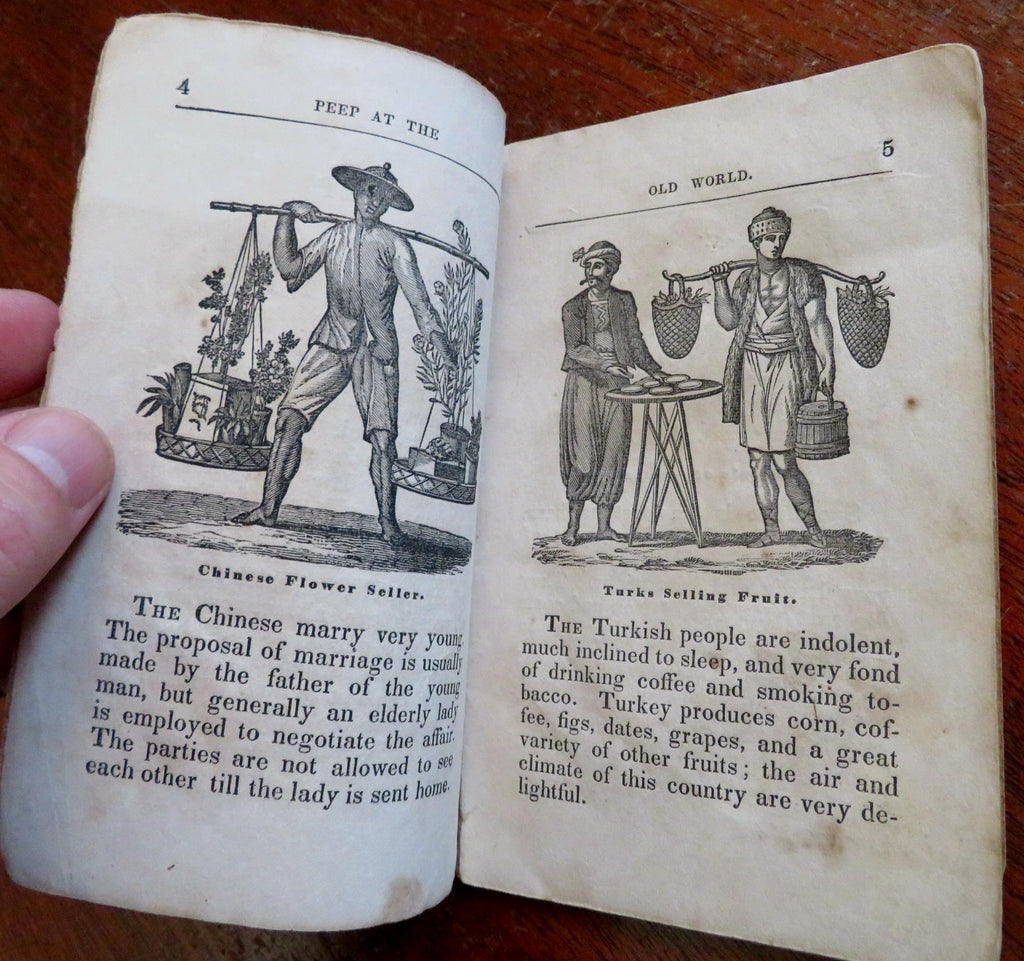 Peep at the Old World Children Ethnography 1850 illustrated juvenile chap book