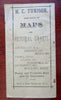Tunison County Finder & Presidential Portraits c. 1891 illustrated booklet